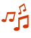 musical notes